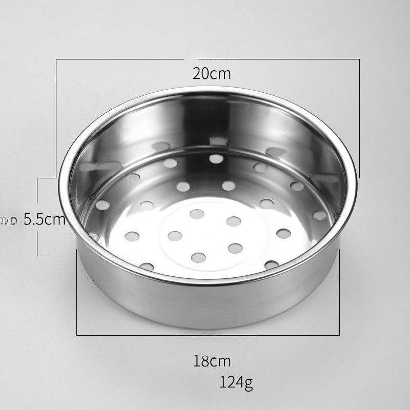Stainless Steel Steamer Steamer Basket Steamer Drawer Household Thickened and Deepened Rice Cooker Inner Drawer Accessories