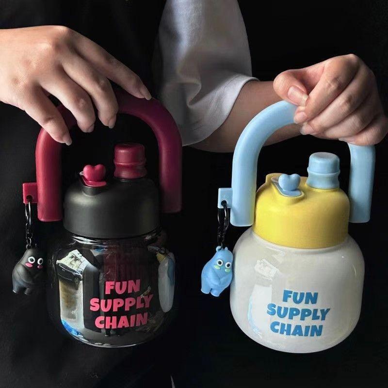 650ml Drink Double Large Capacity Plastic Thermos Cup Gift Water Fashion Cups