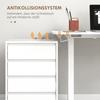 Standing Desk, Height-Adjustable, 120x60x72-116cm, White
