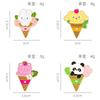 Original Enamel Alloy Brooch Cute Small Animal Ice Cream Sweet Pin Badge for Kid Clothes Backpack Decoration Wholesale