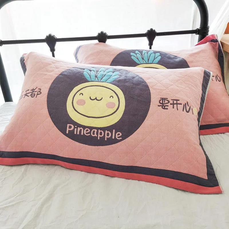 Pure Cotton Pillowcases for Couples Thickened High-end Pillowcases