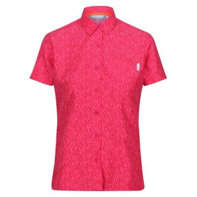 Womens/Ladies Mindano VIII Ditsy Print Short-Sleeved Shirt