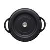 Vermicular Cast Enamel Pot 26cm Matte Black Anhydrous Cooking Special Recipe Book Included Oven Pot Round MBK26R