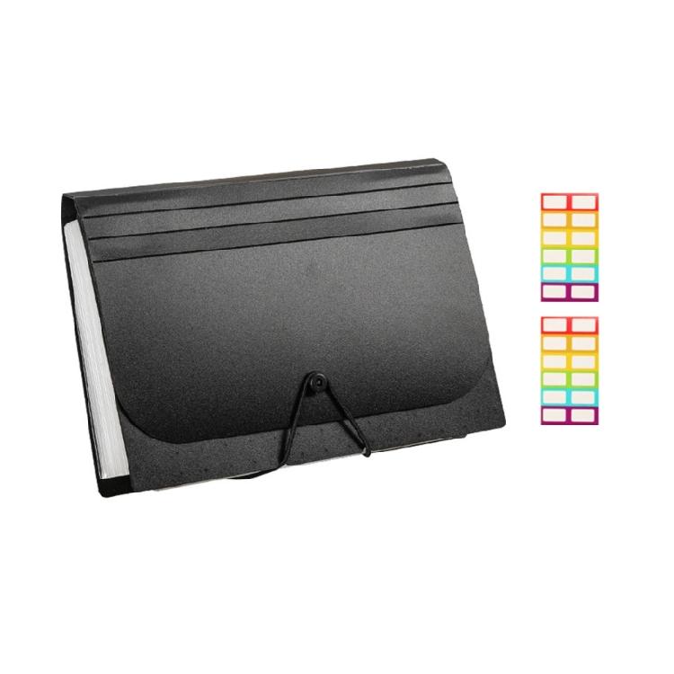 Small Expandable File Folder 13 Pockets Expanding Receipt Coupon Organiser Portable Folder for Card Coupons Receipt