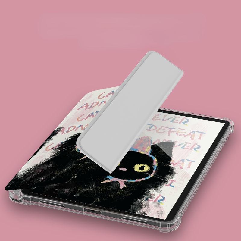 Étui mignon de dessin animé pour Air5/4 Air1/2/3 iPad Pro 11/10,5/9,7 pouces pour iPad génération 2017/2018/2019 pour iPad Mini 4/5 TPU étui de veille de réveil automatique