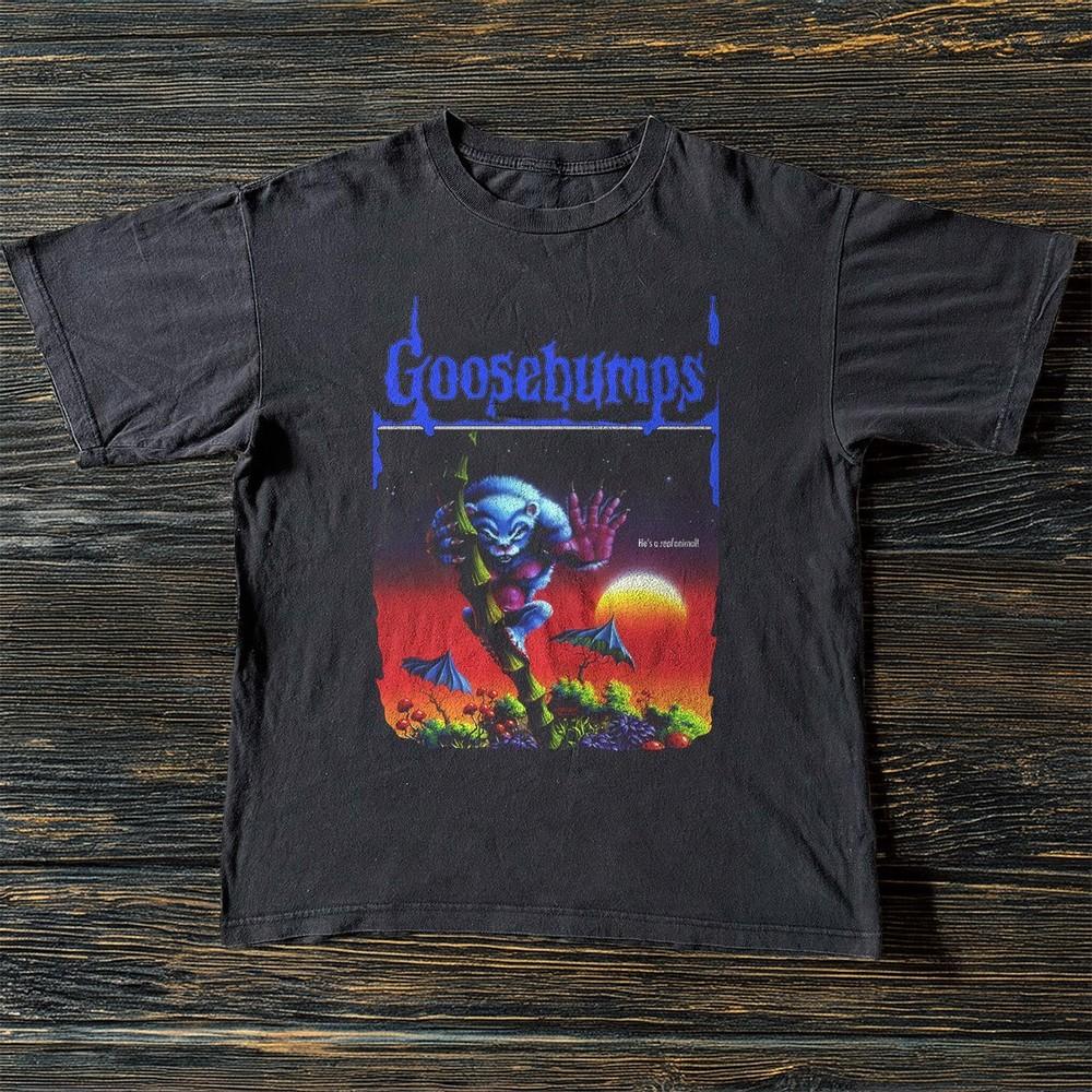 Goosebumps The Beast from the East 323 Black Cotton Tshirt Unisex T-Shirt XL