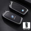 Metal Leather Car Remote Smart Key Case Cover Shell Bag For BMW 7 Series G70 G09 XM U06 G81 M3 2023 i7 X7 G07 LCI iX I20 X1 U1 bzdf48
