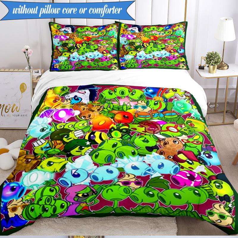 Zombie Party 3pcs K-pop Music Group Bedding set,Ideal for Bedroom, Dormitory,Including Duvet Cover And 2pcs Pillowcases,Fan Gifts