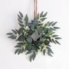 Wreath Leaf Faux Candle Base With Polyester Material For Party And Styling Home