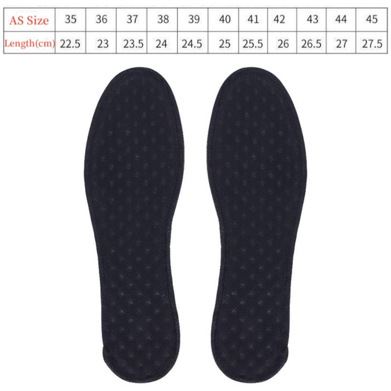 Bamboo Charcoal Deodorant Insoles Mesh Breathable Absorb-Sweat Shoe Pads Woman Men Shock Absorbing Soft Insole Shoe Accessories