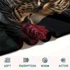 Leopard Print Flannel Blanket, High quality Comfortable for All Seasons, Home Decor, Warmth and Comfort, Perfect for Christmas Gifts