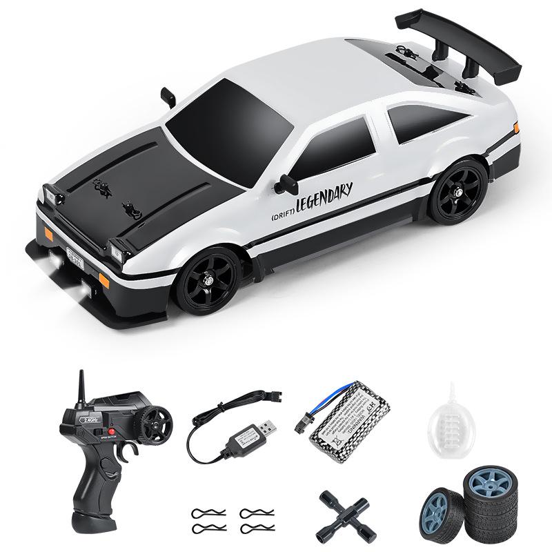 2.4G High-Speed AE86 Drift RC Car: Rechargeable Electric Four-Wheel Drive Toy for Boys and Children