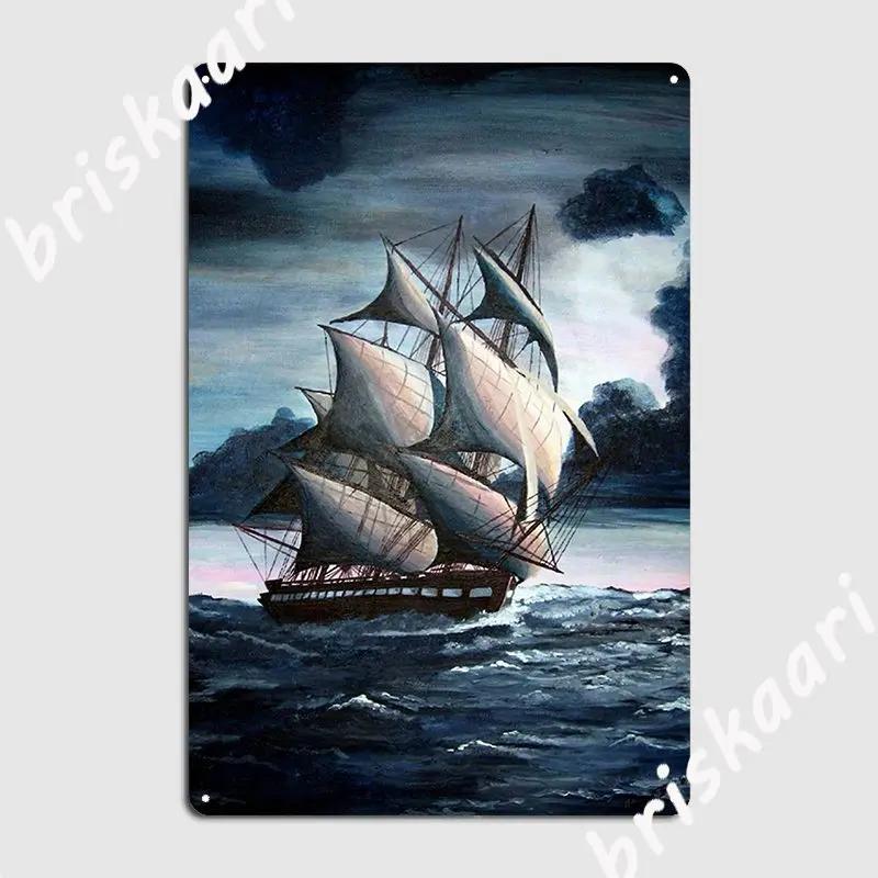The Uss Constitution Metal Sign Bar Cave Pub Customize Plaques Tin Sign Posters 20X30CM