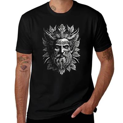 Ancient Slavic God Veles Master of Forest and Wild Nature T-Shirt T Shirts for Man Cotton Funny T-Shirt