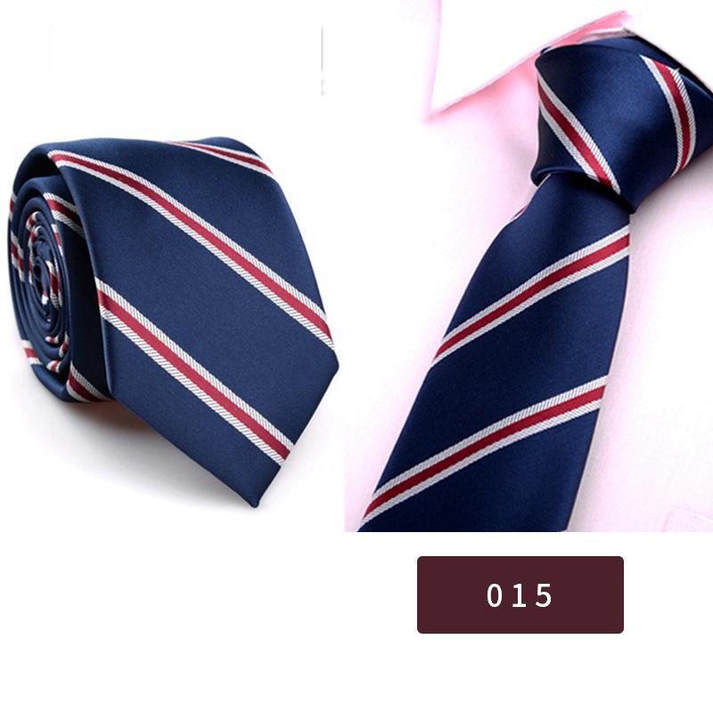 Men's Korean Style Polyester 6cm Business Ties