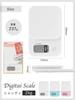 2019 New Model dretec Digital Kitchen Scale, Fast Start-Up Time, 2kg/1g Increments, Tare, Large Screen, White