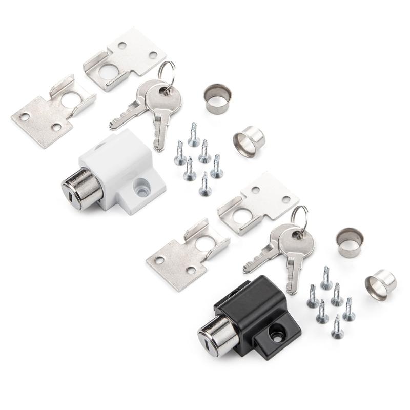Adjustable Metal Sliding Window Locks with Keys Security Window Stops Sliding Window Security Lock Set for Home Safety