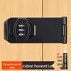 Electronic No-Drill 90° Glass Cabinet Password Lock with Bolt Latch