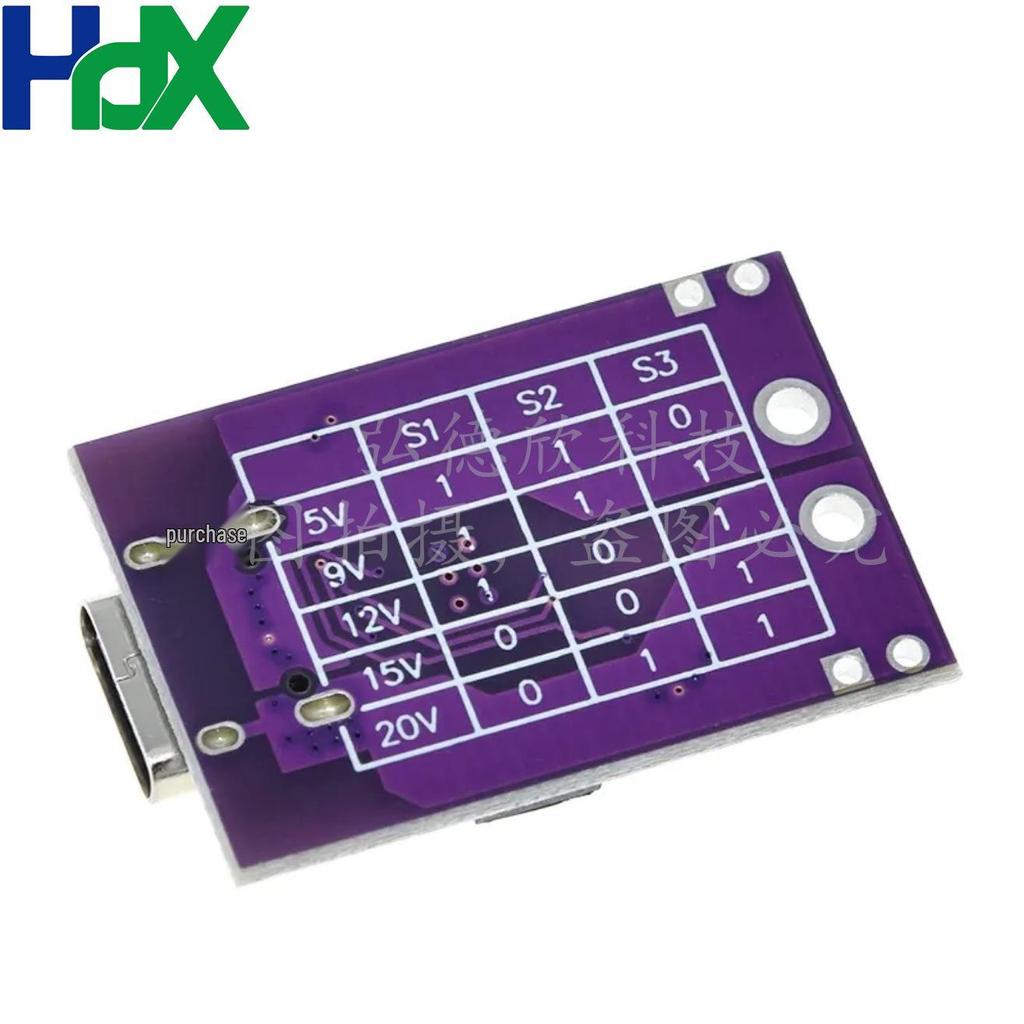 Fast Charging Trigger: PD/QC/AFC with 5V/9V/12V/15V/20V Fixed Output