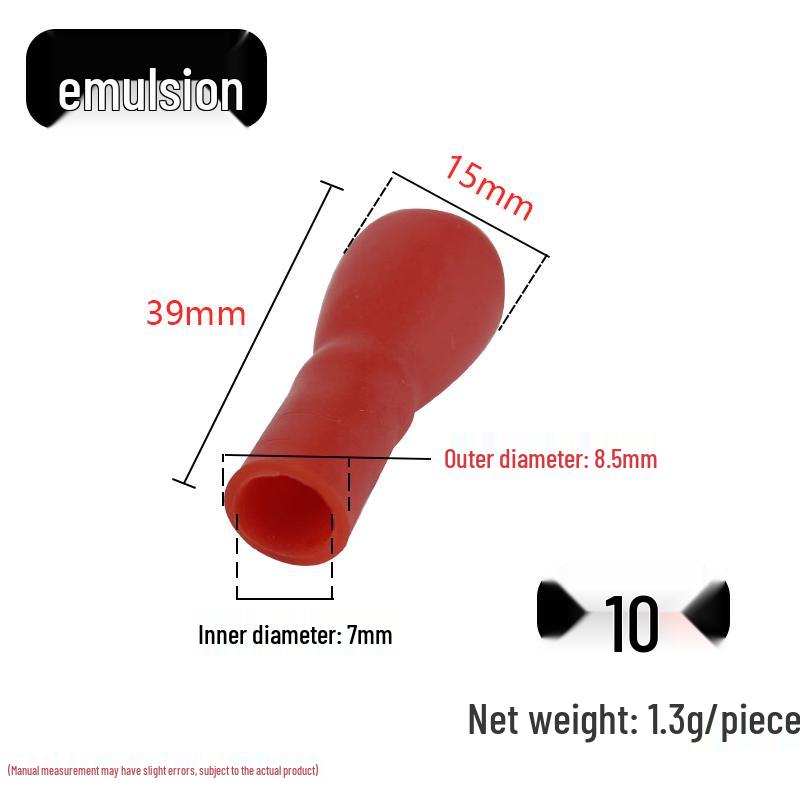 Thickened Red Rubber Latex Silicone Tip Glass Dropper for Laboratory Experiments