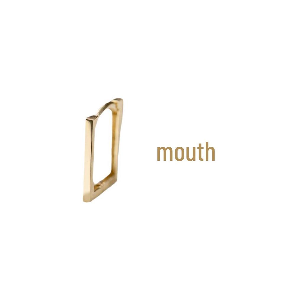 Elegant 3D Gold-Plated S925 Sterling Silver Ear Cuffs for Women