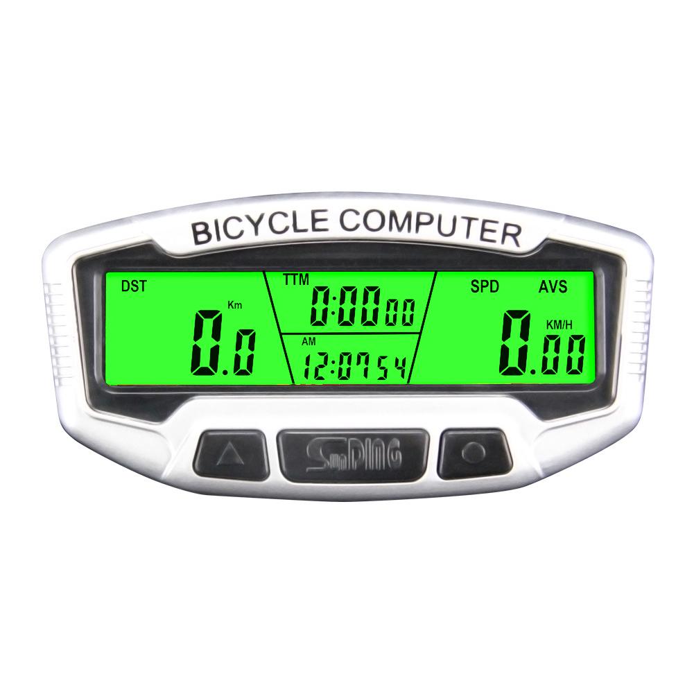 LCD Wired Computer Bicycle Digital Bike Backlight Code Table Speedometer Biking Portable Dustproof Cycling Parts for SUNDING China Mainland