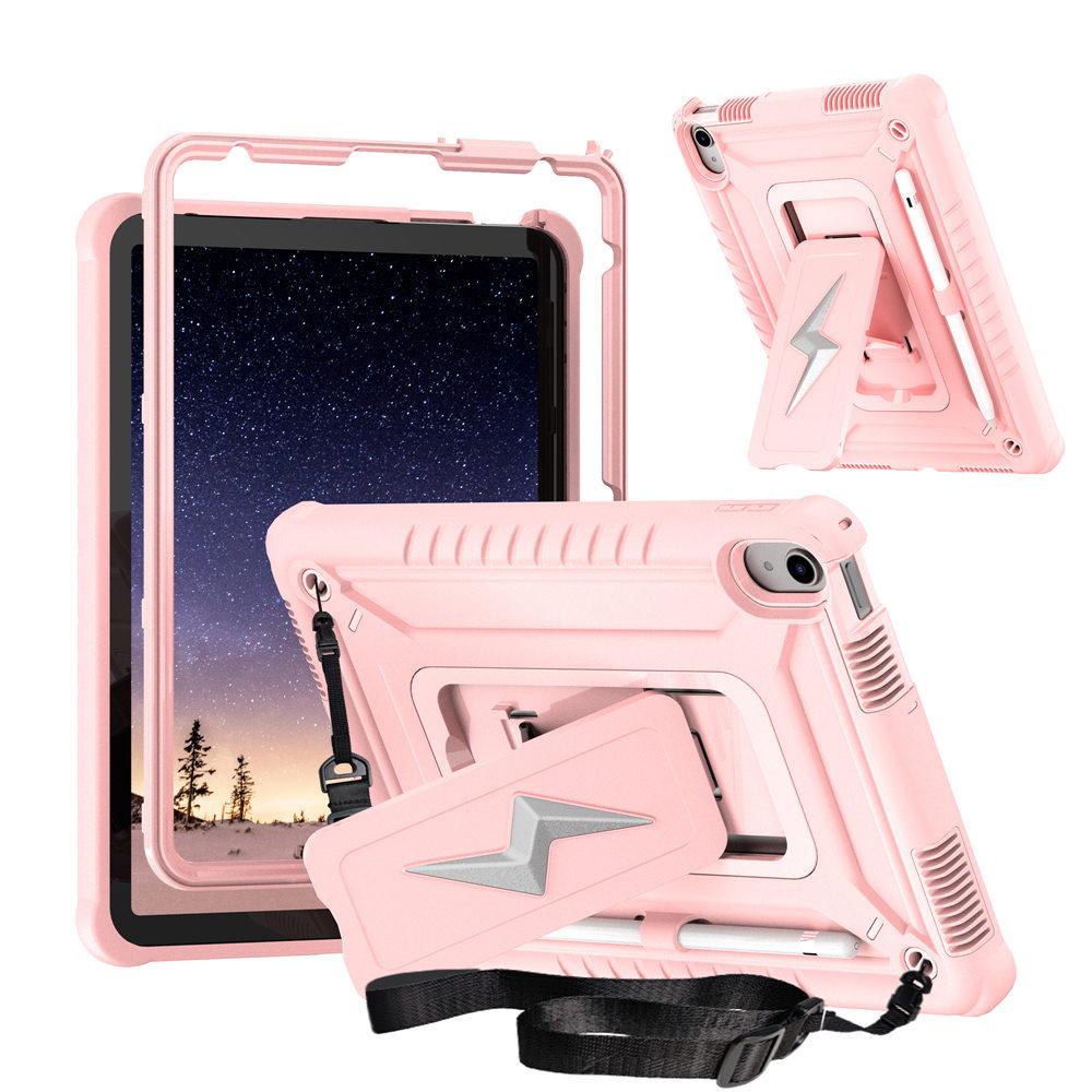 Pouzdro pro iPad A16 11. generace 2025, brnění, stojánek, odolné, pro iPad 10. generace 10,9" (2025), odolné, s popruhem