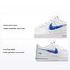 Air Force 1 Low GS Doodle Swoosh – Bílé dětské tenisky Racer Modré DM3177-102