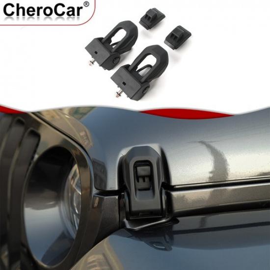Front Engine Hood Latch Stainless Steel Catch Lock For 2018+ Jeep Wrangler JL JT