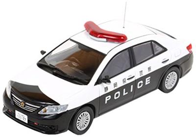 Hikoseven Toyota Allion A20 2013 Shizuoka Prefectural Police Precinct Patrol Vehicle Finished Product RAI'S 1/43 (ZRT261)