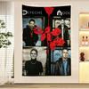 Cantante Star Depeche Mode Arazzo Colorato da Appendere alla Parete Arazzi da Parete Bohemien Lenzuola con Mandala da Appendere alla Parete