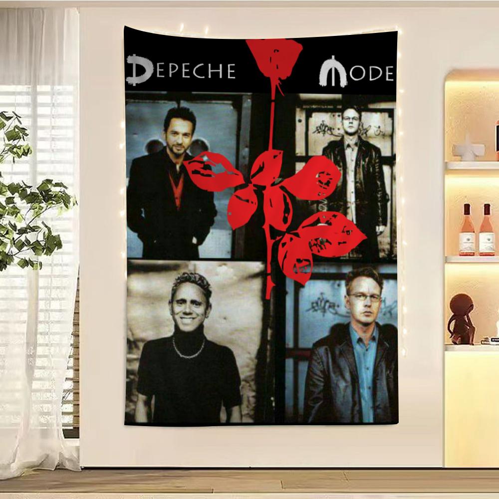 

Depeche Mode Singer Star Colorful Tapestry Wall Hanging Bohemian Wall Tapestries Mandala Wall Hanging Sheets 74x94cm(29x37in)