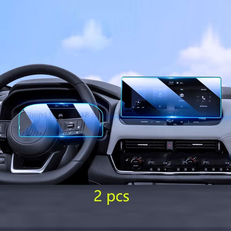 Gehärtetes Glas Displayschutzfolie Für Nissan Qashqai J12 III e-POWER Auto 12,3 Zoll Auto-Navigationssystem und Instrument