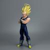 Ball Dragon Vegeta Anime Action Figure Double Head Sculpture Crossed Arms Super Saiyan Anime Desktop Decor Statue Model Doll Toy