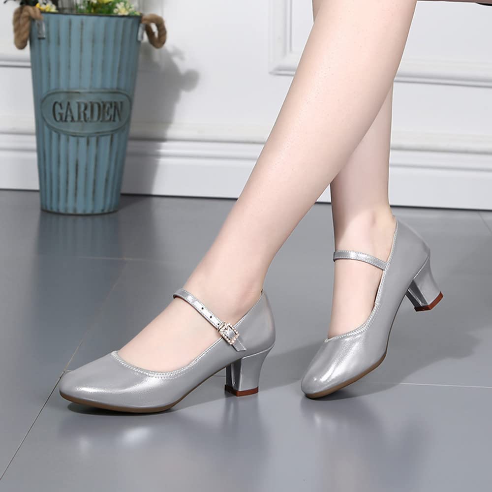 [Gengzee] Latin Dance Shoes for Women, Stage Dance Shoes, Ballroom Dance Shoes, Adult Modern Dance Sneakers, Ballet Shoes, Jazz Shoes, Rubber Sole, Mi