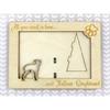 Italian Greyhound, Italian Sighthound - Photo frame, engraved wooden frame, a lovely gadget for the dog lover by Art-Dog