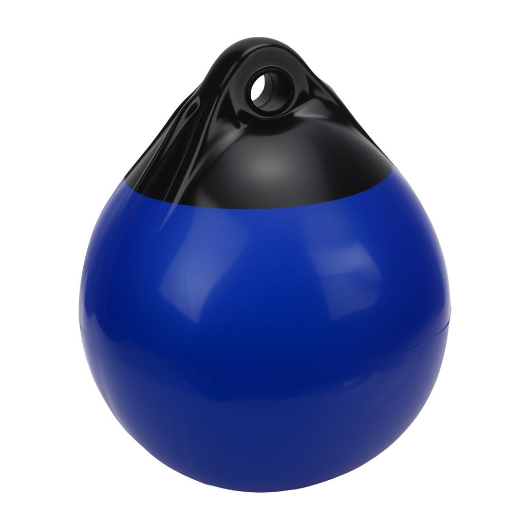 Inflatable Boat Mooring Buoy High Strength PVC Round Boat Bumper Ball for Yachts Boats Mooring Black Head Blue A25