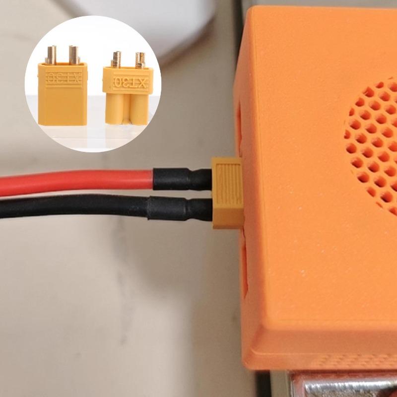 Male and Female Head Wire Cable Connectors XT30/XT30U/MR30 Insulated Plugs Adapters for Car Airplane RC Battery Protective Cover