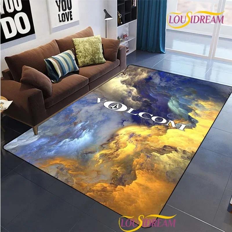 Moderner Markenteppich für Wohnzimmer, Schlafzimmer, Tischdekoration, Küchentür, rutschfeste Fußmatten, Alfombra Geburtstagsgeschenk