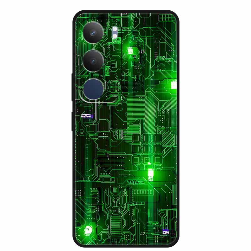 For Vivo Y29 5G Case Cool Game Console Painted Soft Silicone Back Cover for Vivo Y 29 5G TPU Protective Bumper Coque Vivo Y29 5G