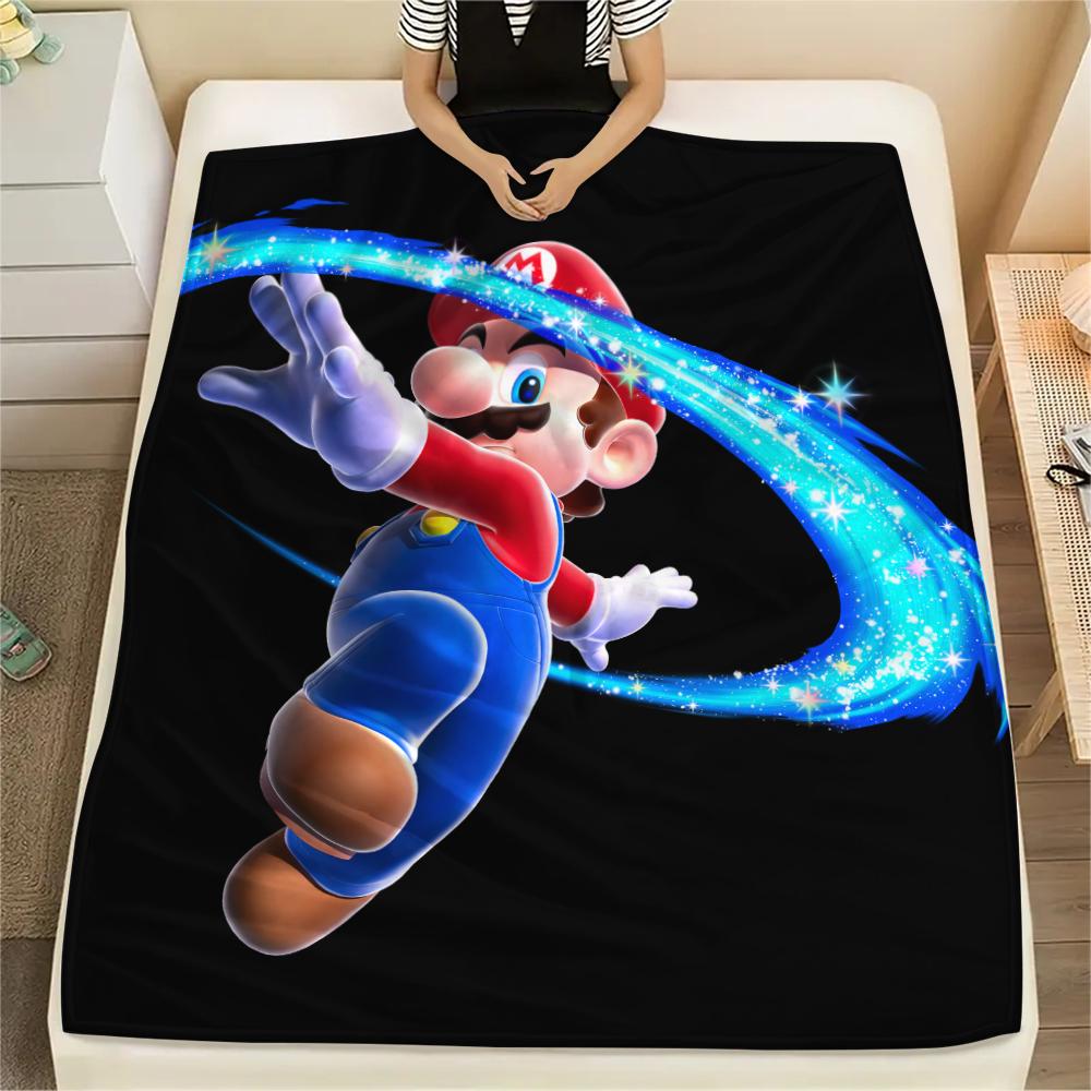 

Mario Chibi Head Blanket, Mario Fan Soft Throw, Ideal Gift.chl 75x90cm