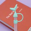 Stanley Water Bottle Silicone Straw Cover with Dust Plug - 10mm Bow Design