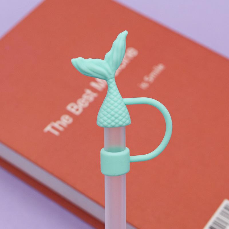 Stanley Water Bottle Silicone Straw Cover with Dust Plug - 10mm Bow Design