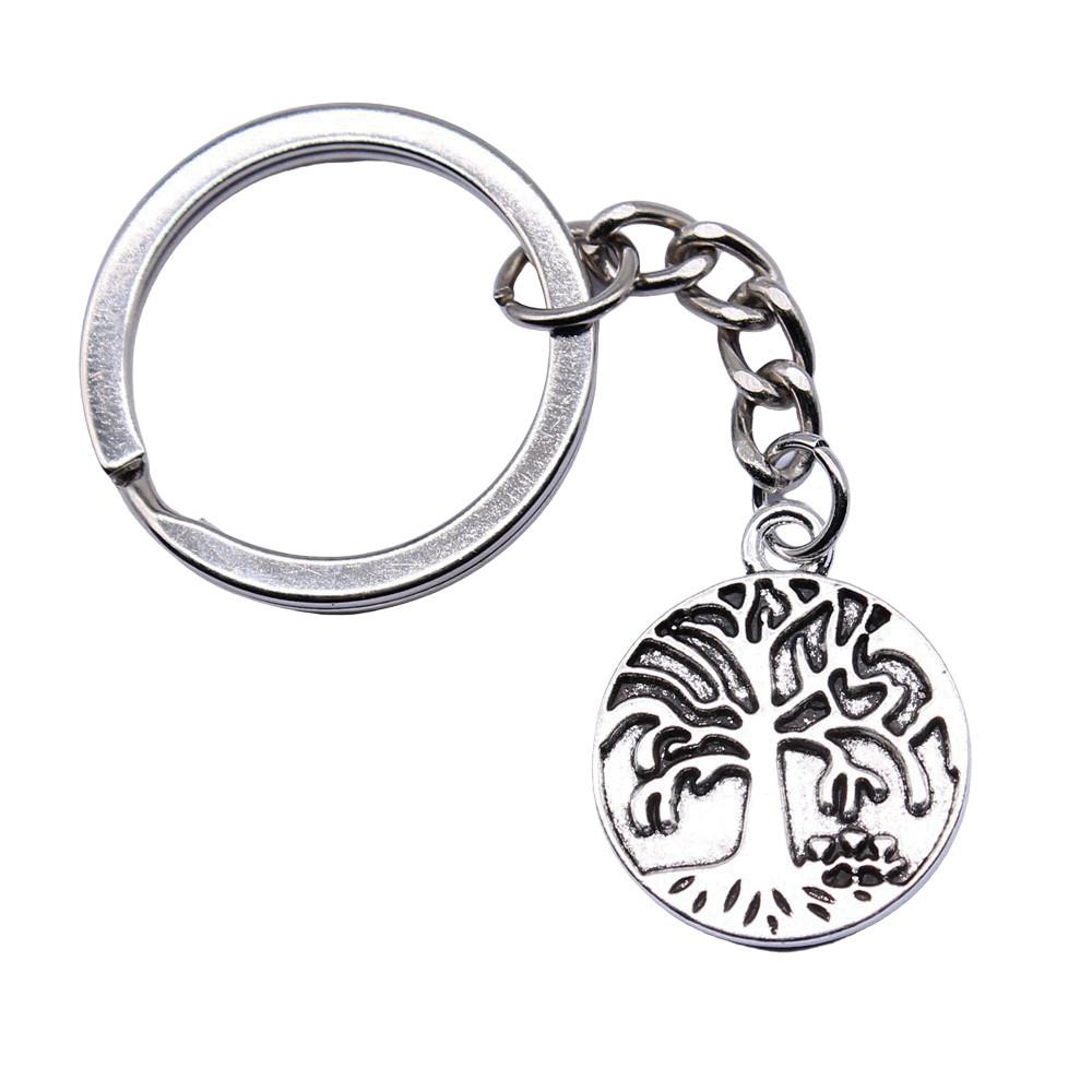 Kabbalah Lucky Charm Tree Of Life Keychain Love Key Ring 28mm