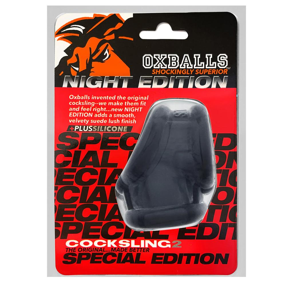 Ballstretcher Cocksling-2 Night Édition Noir - Oxballs - Ballstretchers Souples