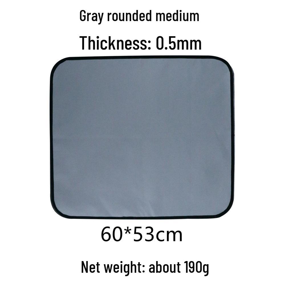 High-Temperature Silicone-Coated Fiberglass BBQ Fireproof Mat for Outdoor Camping