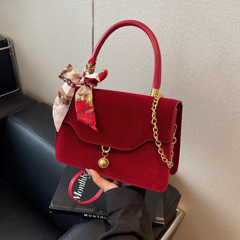 

Свадебная сумка, маленькая сумка высокого класса, женская новая сумка подружки невесты, сумочка на цепочке, красная свадебная сумка невесты