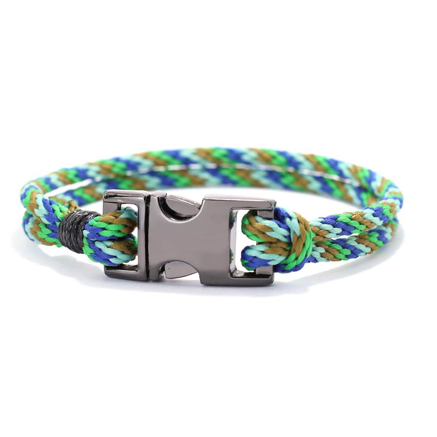 New Bohemian Rope Bracelet Men Handmade Braided Wrap Braslet Bangle Pulseria Hombre Outdoor Camping Marine String Braclet Joias