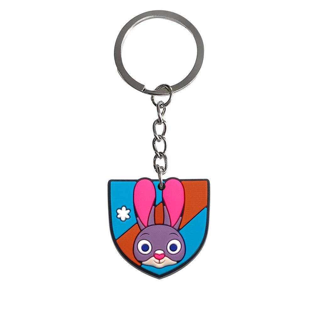 Zootopia PVC Backpack Charm - Soft Rubber Keychain Pendant Ornament Gift