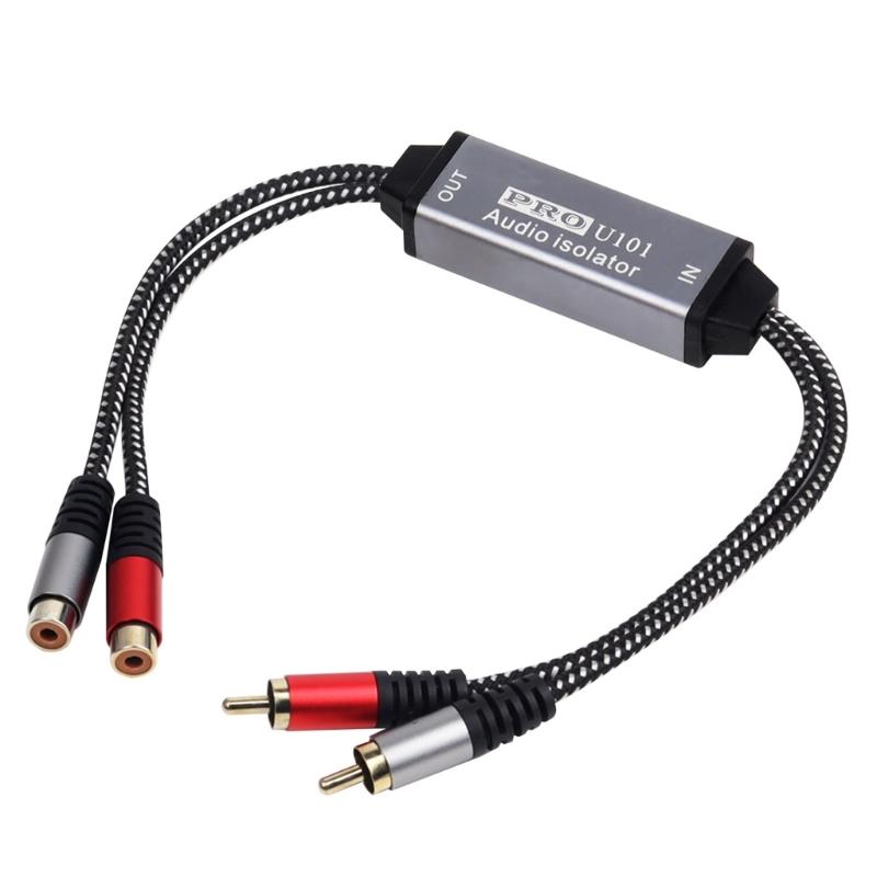 

2Channel Metal Noise Filter Ground Looping Noise Isolator Enhances Sound Claritys in Professional Recording Equipment 1